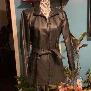 Vintage Genuine Leather Coat